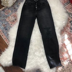 RE/DONE Originals Black Denim Pants